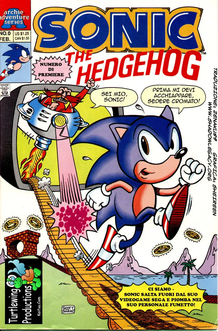 Sonic Ltd. Miniseries (ARCHIE) #0 - ITA cover