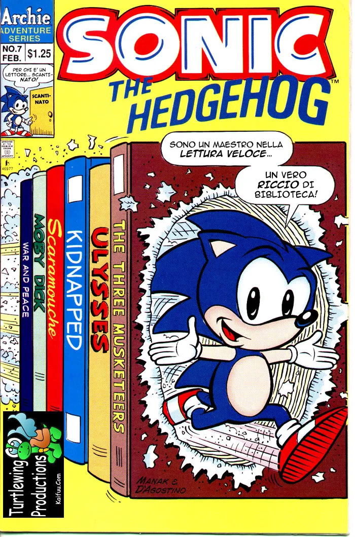 Sonic the Hedgehog (ARCHIE) #007 - ITA cover