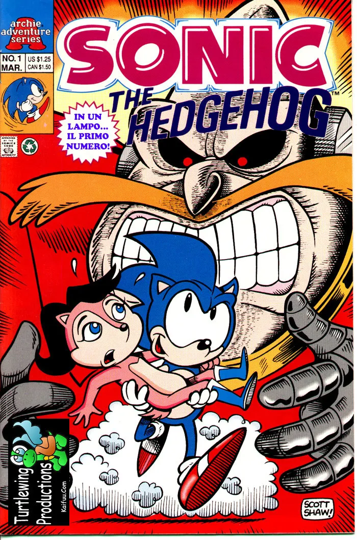 Sonic Ltd. Miniseries (ARCHIE) #1 - ITA cover