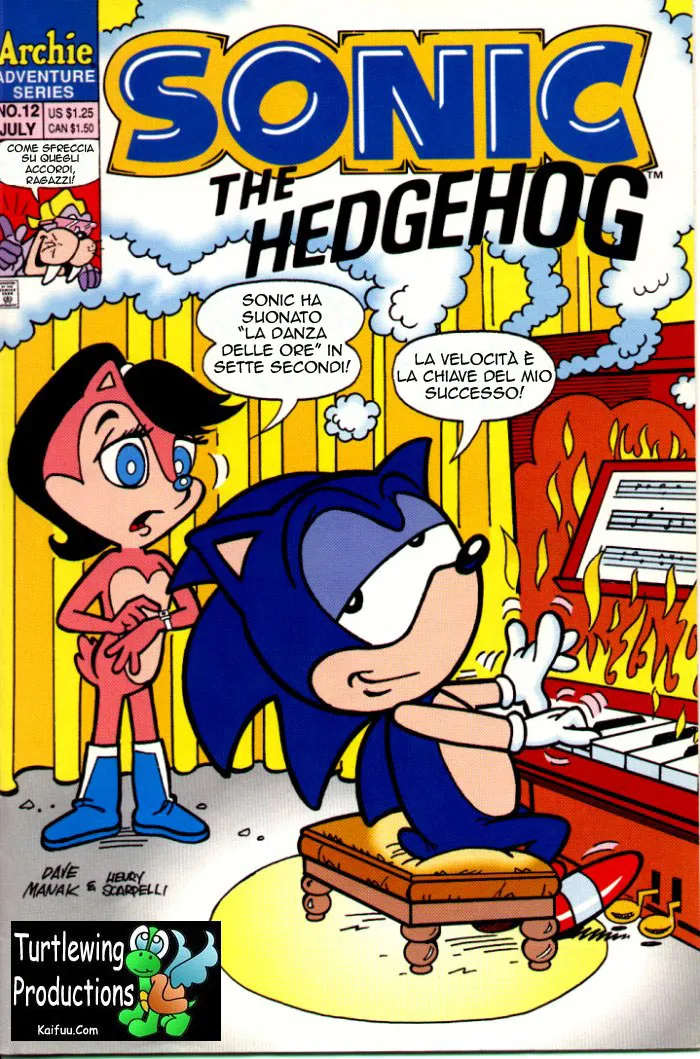 Sonic the Hedgehog (ARCHIE) #012 - ITA cover