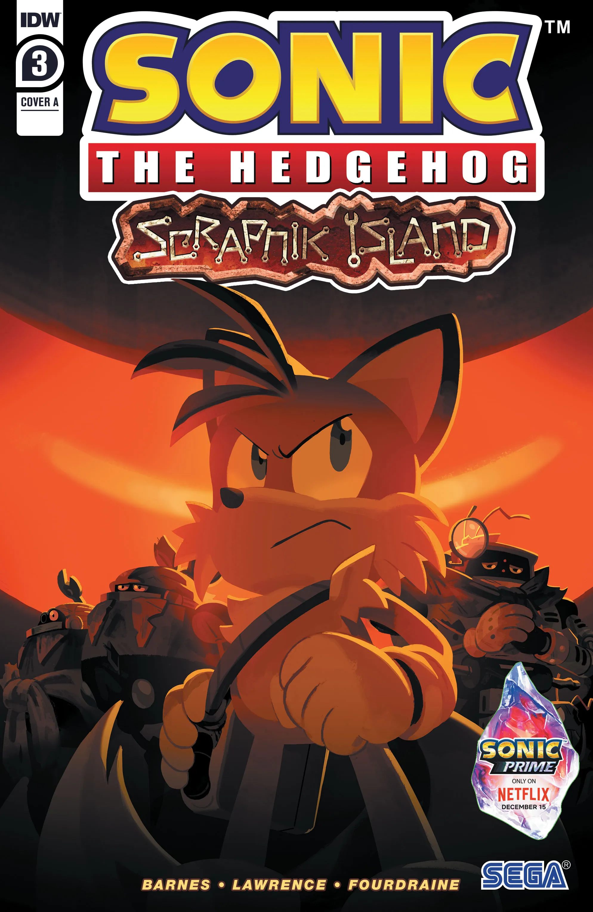 Sonic the Hedgehog: Scrapnik Island (IDW) #3 - ITA cover