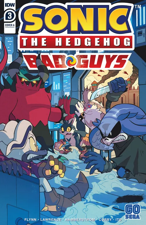 Sonic the Hedgehog: Bad Guys (IDW) #3 - ITA cover