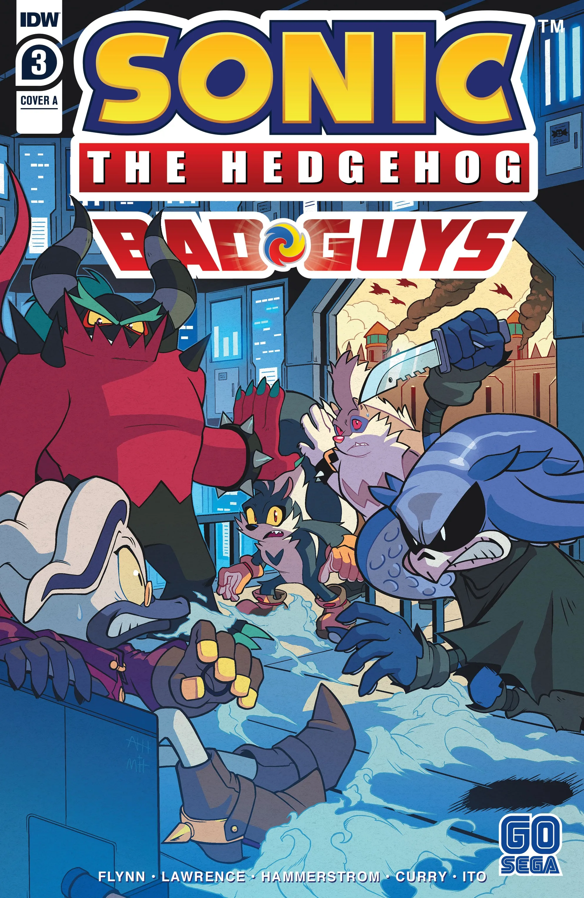 Sonic the Hedgehog: Bad Guys (IDW) #3 - ITA cover