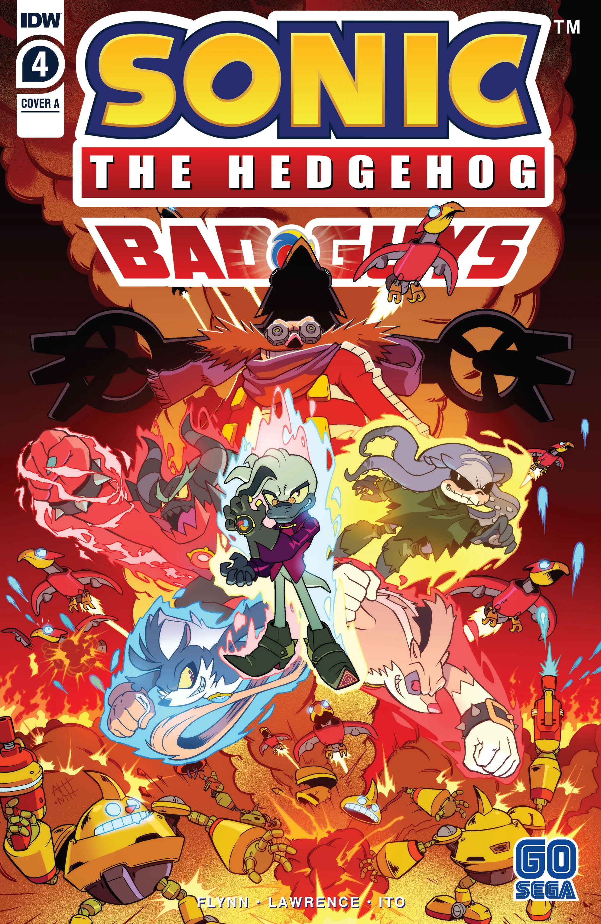 Sonic the Hedgehog: Bad Guys (IDW) #4 - ITA cover