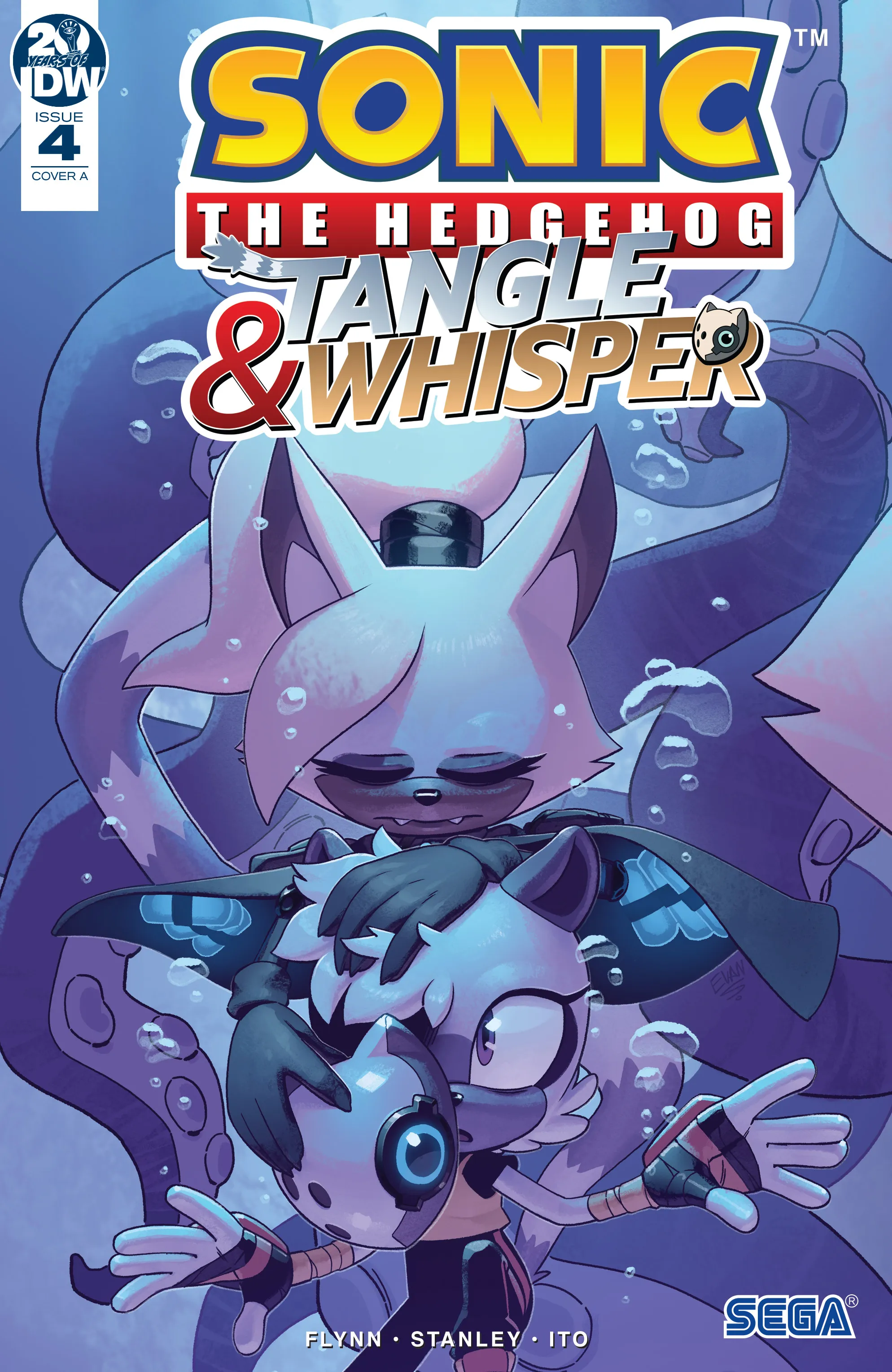 Sonic the Hedgehog: Tangle & Whisper #4 - ITA cover