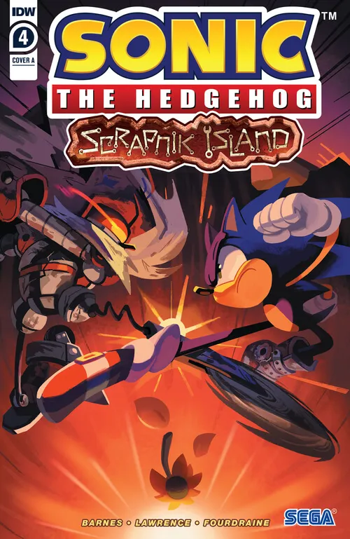 Sonic the Hedgehog: Scrapnik Island (IDW) #4 - ITA cover
