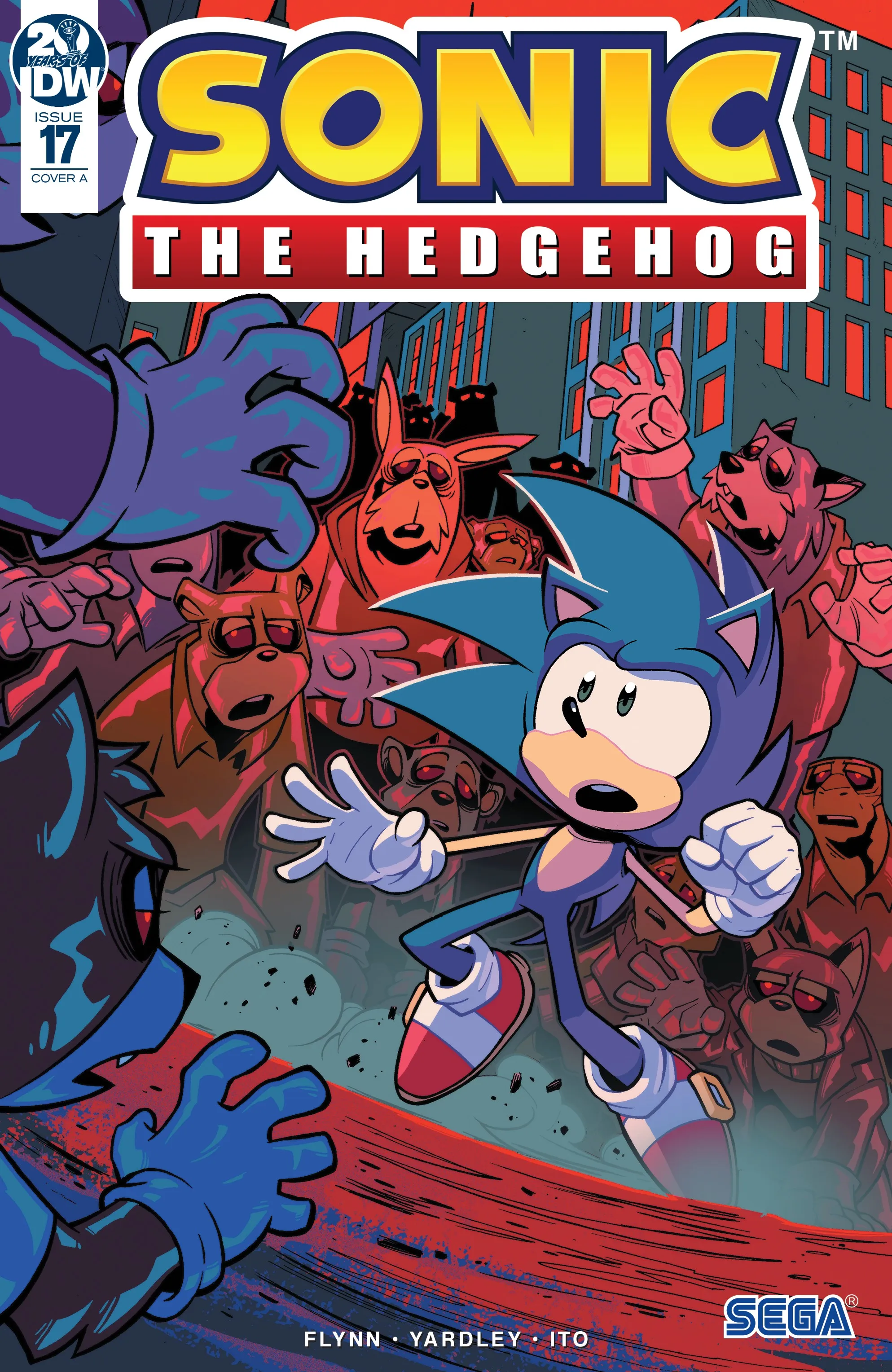 Sonic the Hedgehog (IDW) #17 - ITA cover