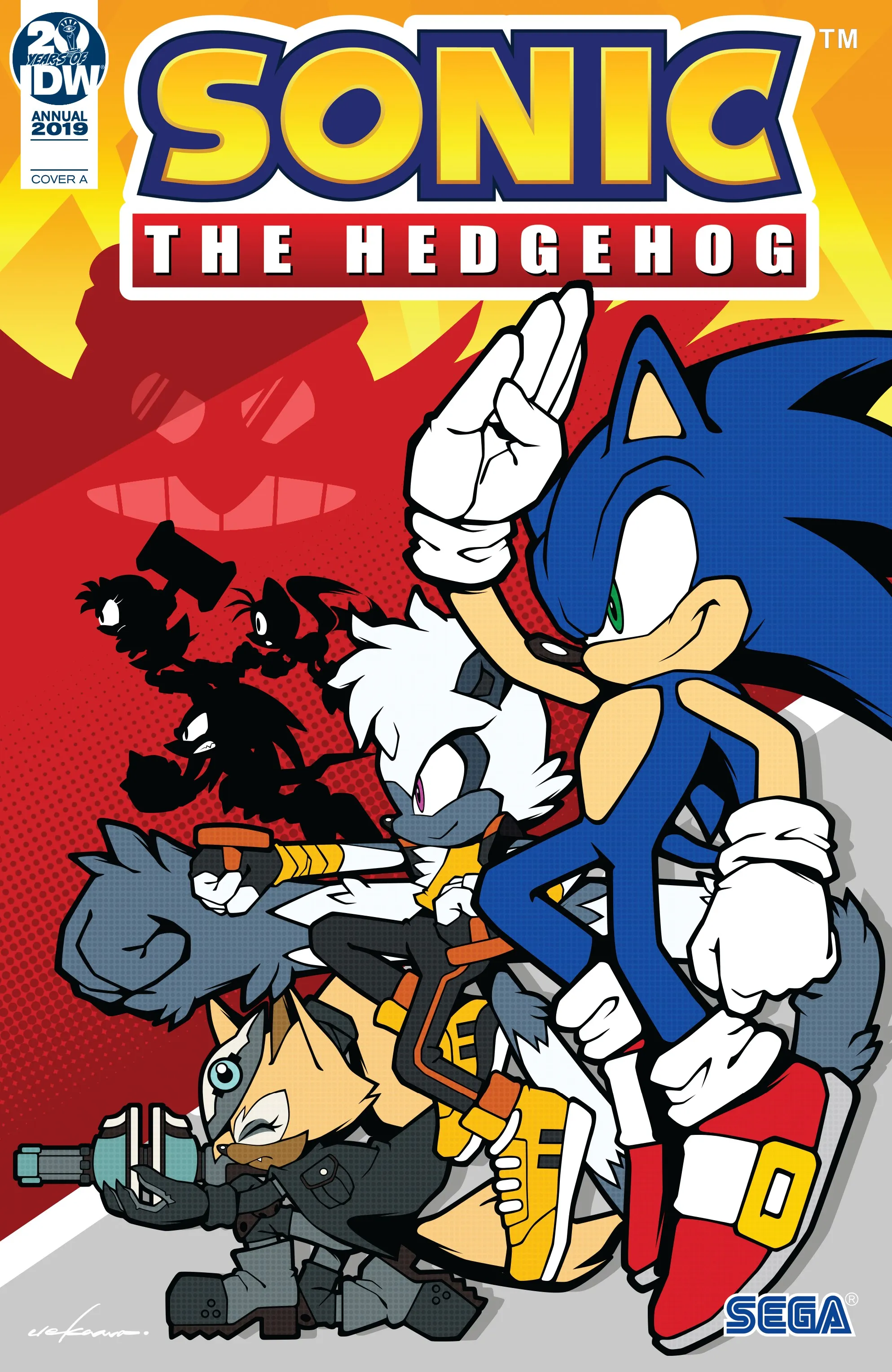 Sonic the Hedgehog (IDW) Annual 2019 - ITA cover