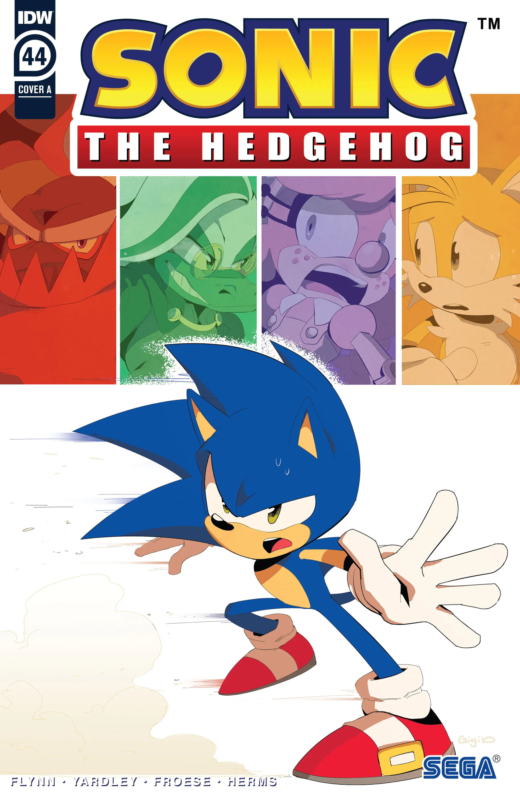 Sonic the Hedgehog (IDW) #44 - ITA cover