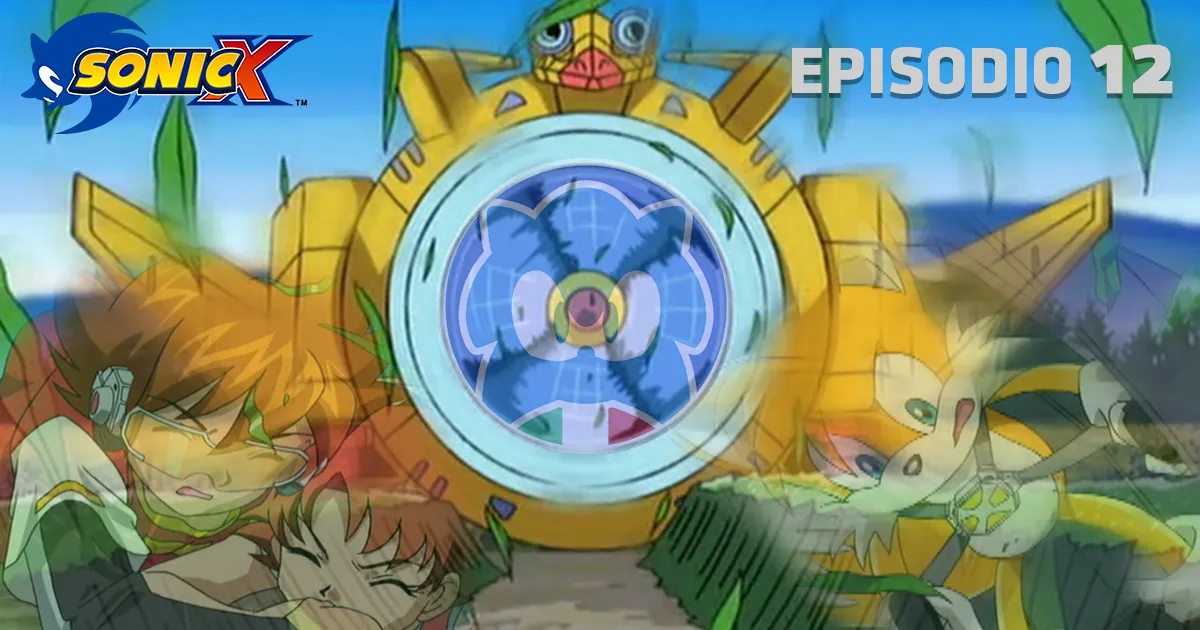 Sonic X [JAP SUB ITA] Ep. 12 - Attacco alla base di Eggman, Prima Parte title card