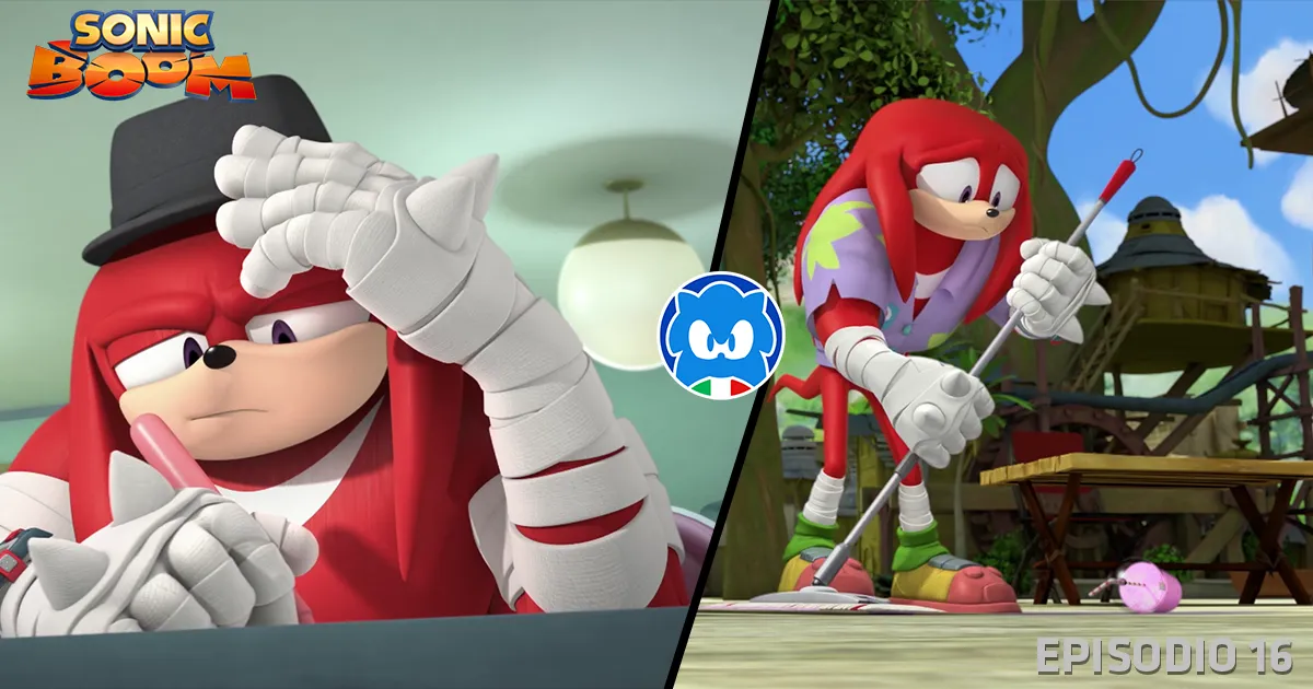Sonic Boom [SUB ITA] 2.16 - Knuckles impiegato ad ore title card