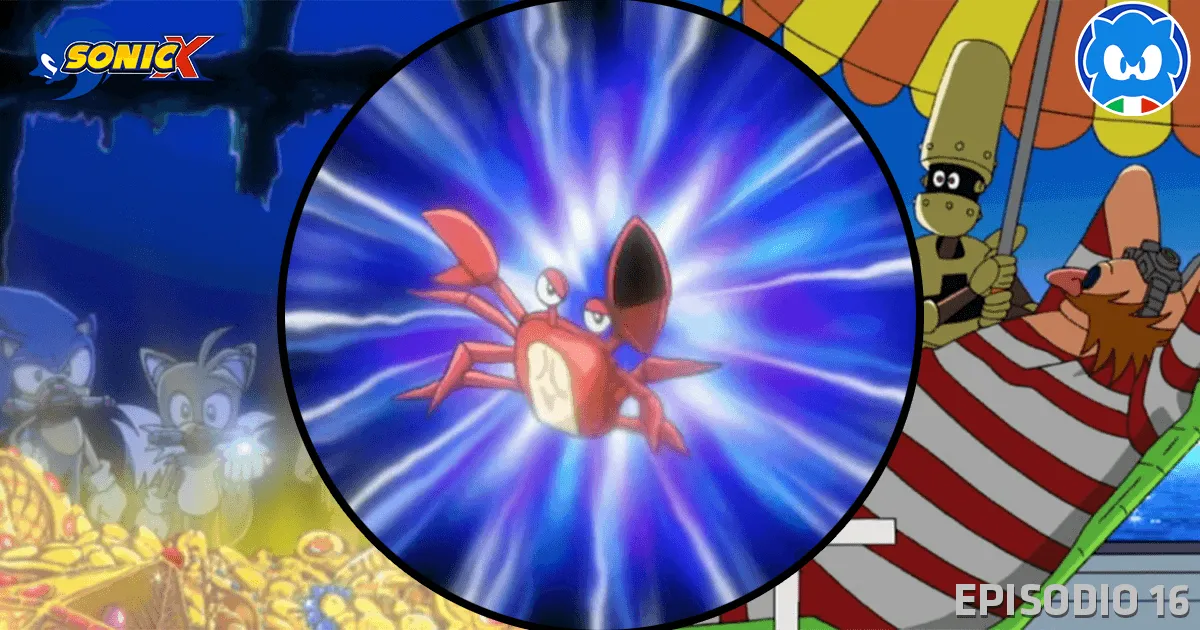 Sonic X [JAP SUB ITA] Ep. 16 - Vince la sfida il battello sommerso nelle Acque del Sud title card
