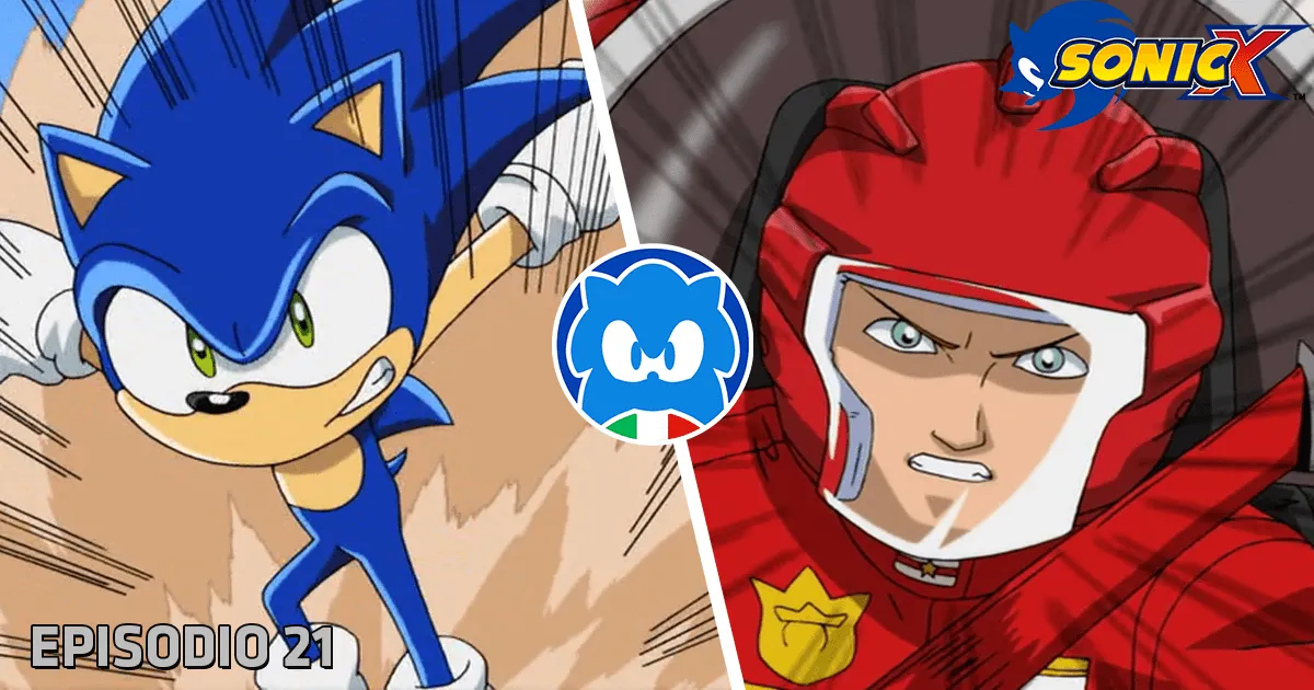 Sonic X [JAP SUB ITA] Ep. 21 - Gara di velocità! Sonic vs Sam! title card