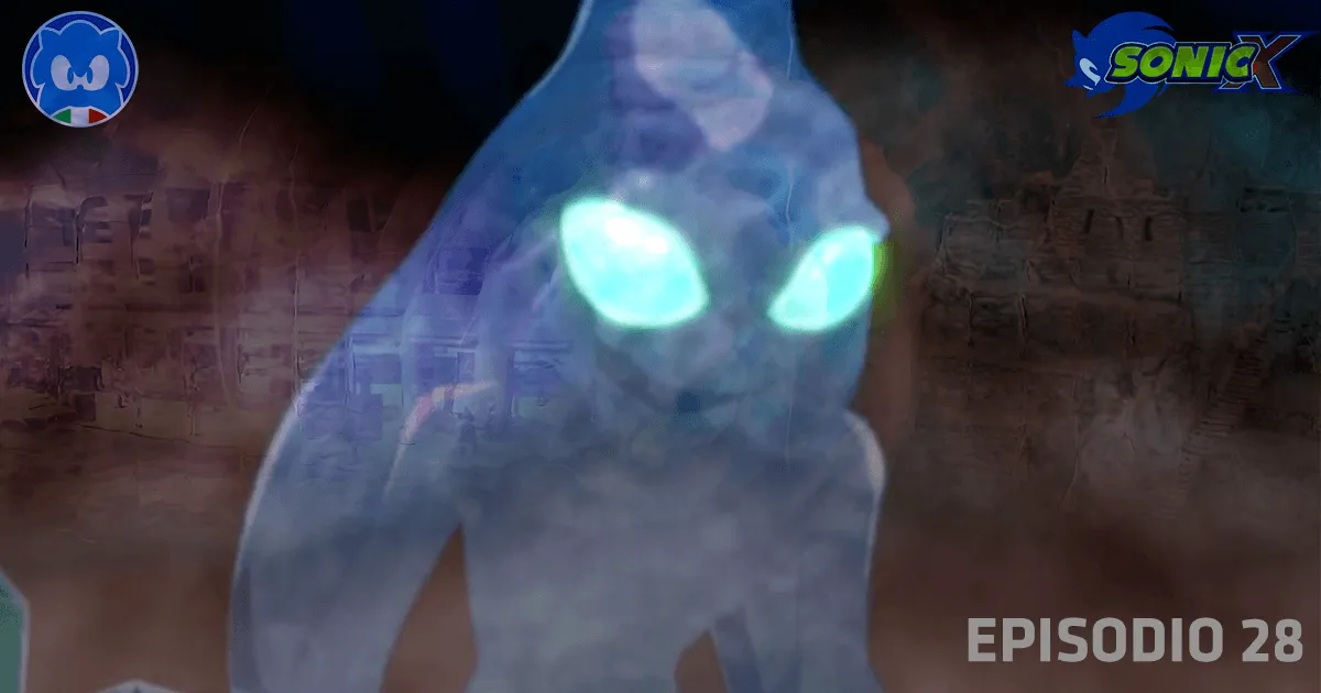 Sonic X [JAP SUB ITA] Ep. 28 - La forma di vita liquida, Chaos! title card