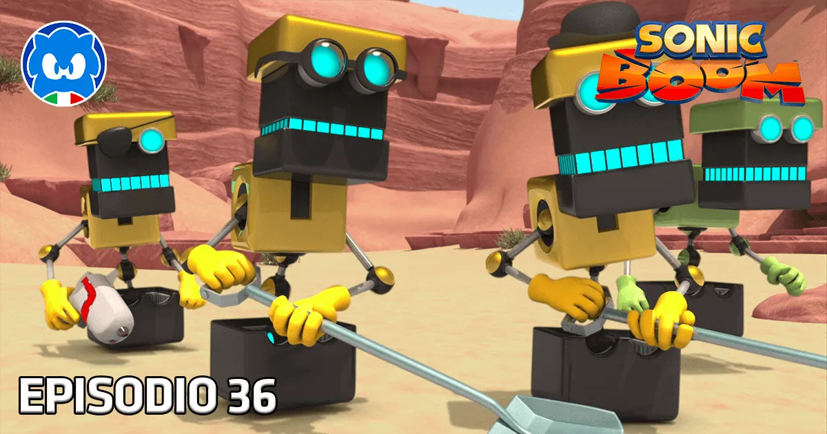 Sonic Boom [SUB ITA] 1.36 - Lungo la Valle dei Cubot title card