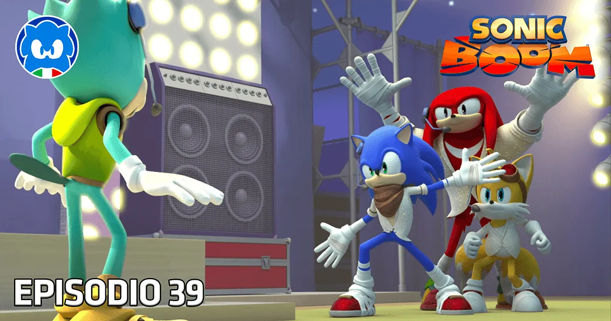 Sonic Boom [SUB ITA] 1.39 - La Battaglia delle Boy Band title card
