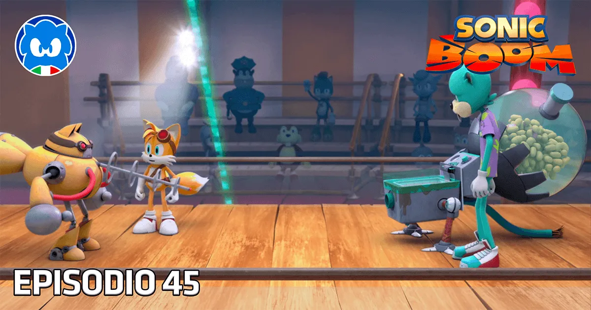 Sonic Boom [SUB ITA] 1.45 - Battaglia Campale Robotica title card
