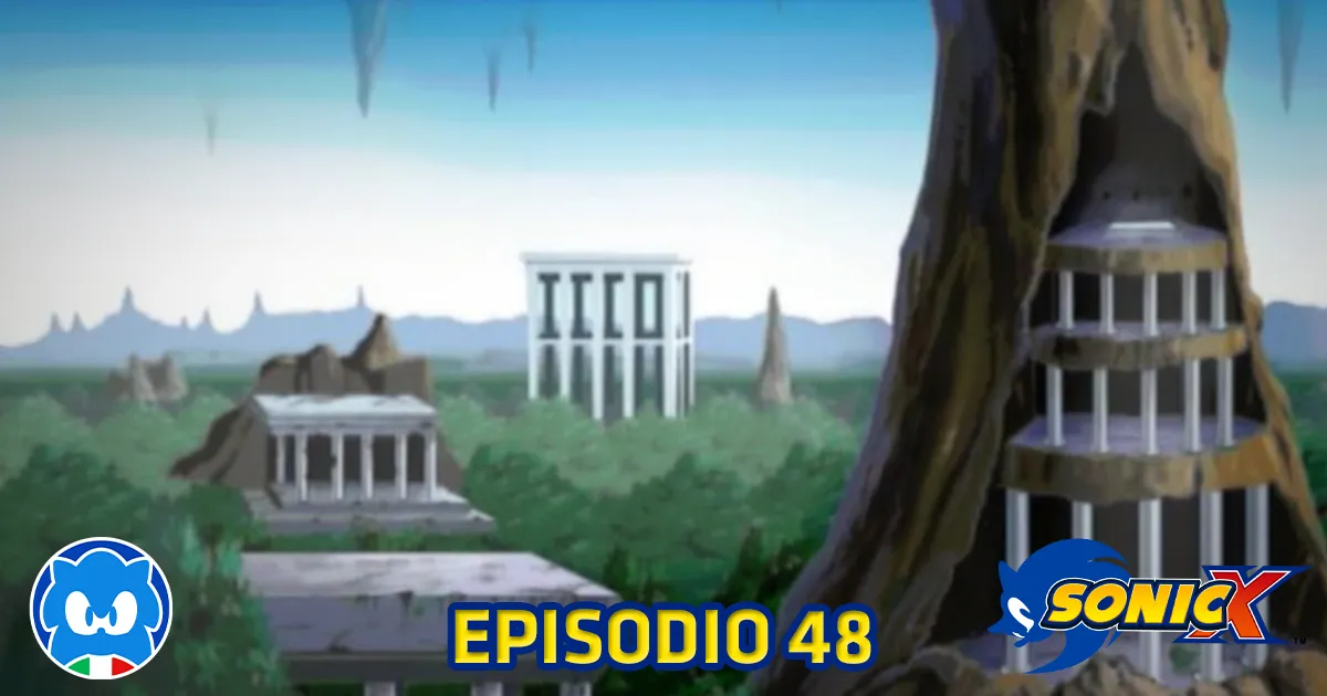 Sonic X [JAP SUB ITA] Ep. 48 - Sonic Contro un Mostro dal Sottosuolo title card