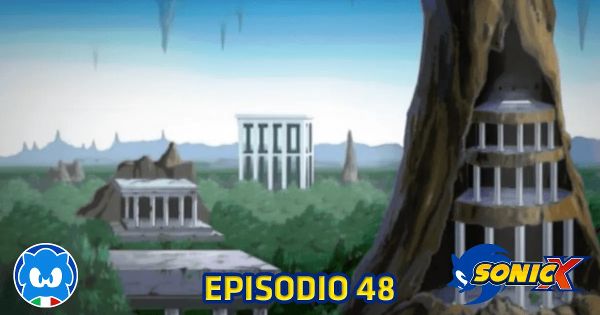 Sonic X [JAP SUB ITA] Ep. 48 - Sonic Contro un Mostro dal Sottosuolo title card