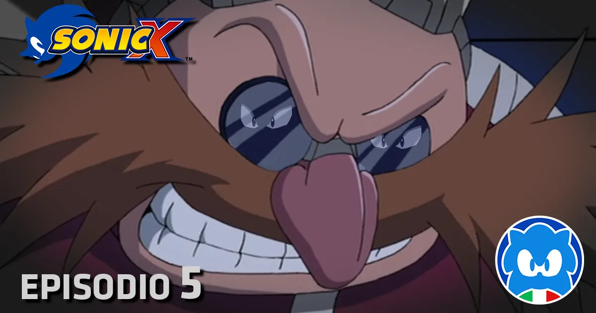 Sonic X [JAP SUB ITA] Ep. 05 - Scontro! Sonic vs. Knuckles! title card