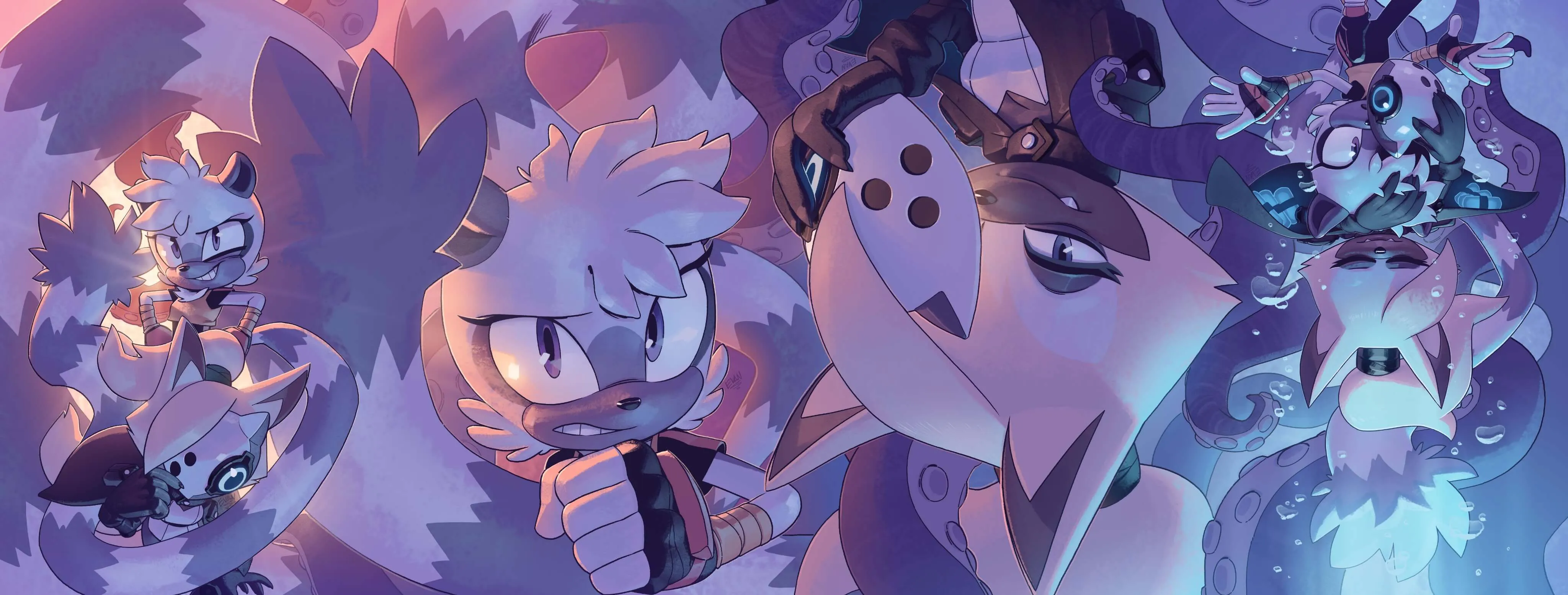 Sonic the Hedgehog: Tangle & Whisper full wrap cover
