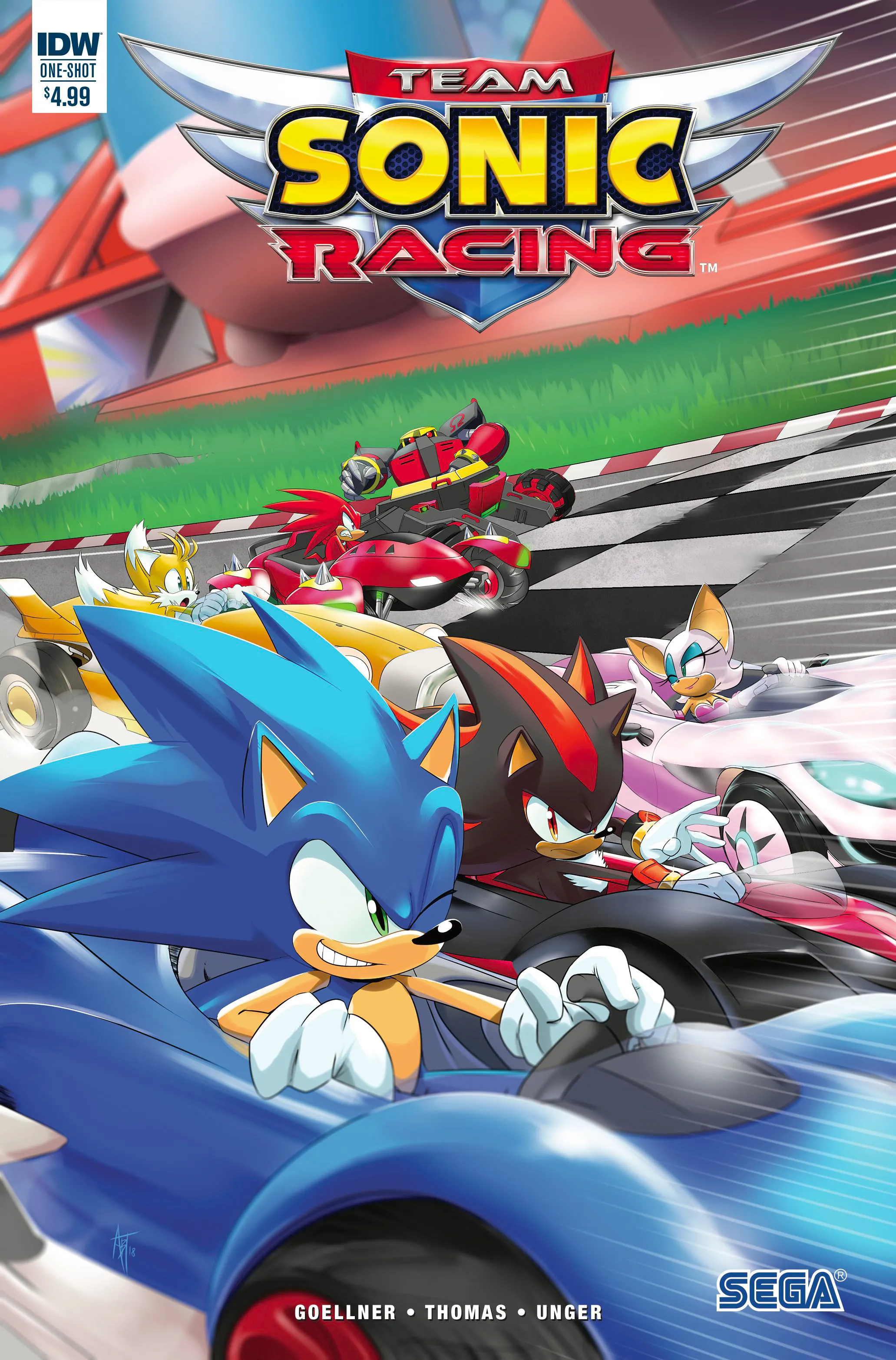 Team Sonic Racing (IDW) One-Shot - ITA cover